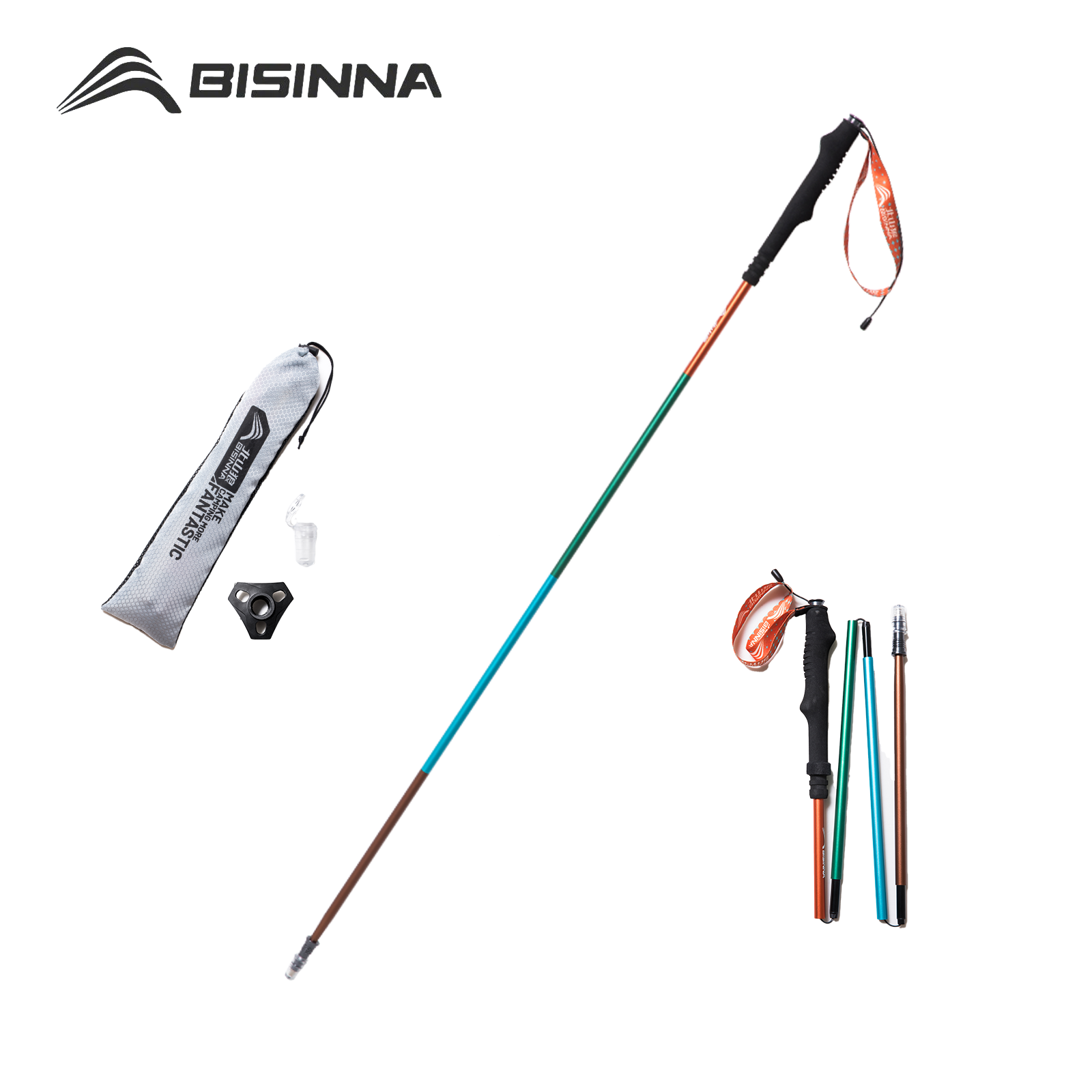 BISINNA 2pcs Trekking Poles Ul - огляд і ціна Trekking Pole Carbon