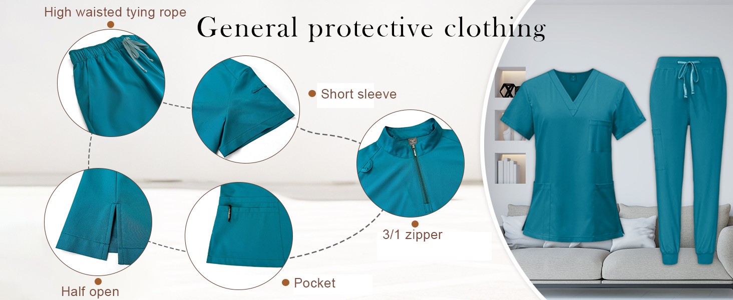 Comfortable Scrubs Uniform Med - огляд і ціна Joggers Pants