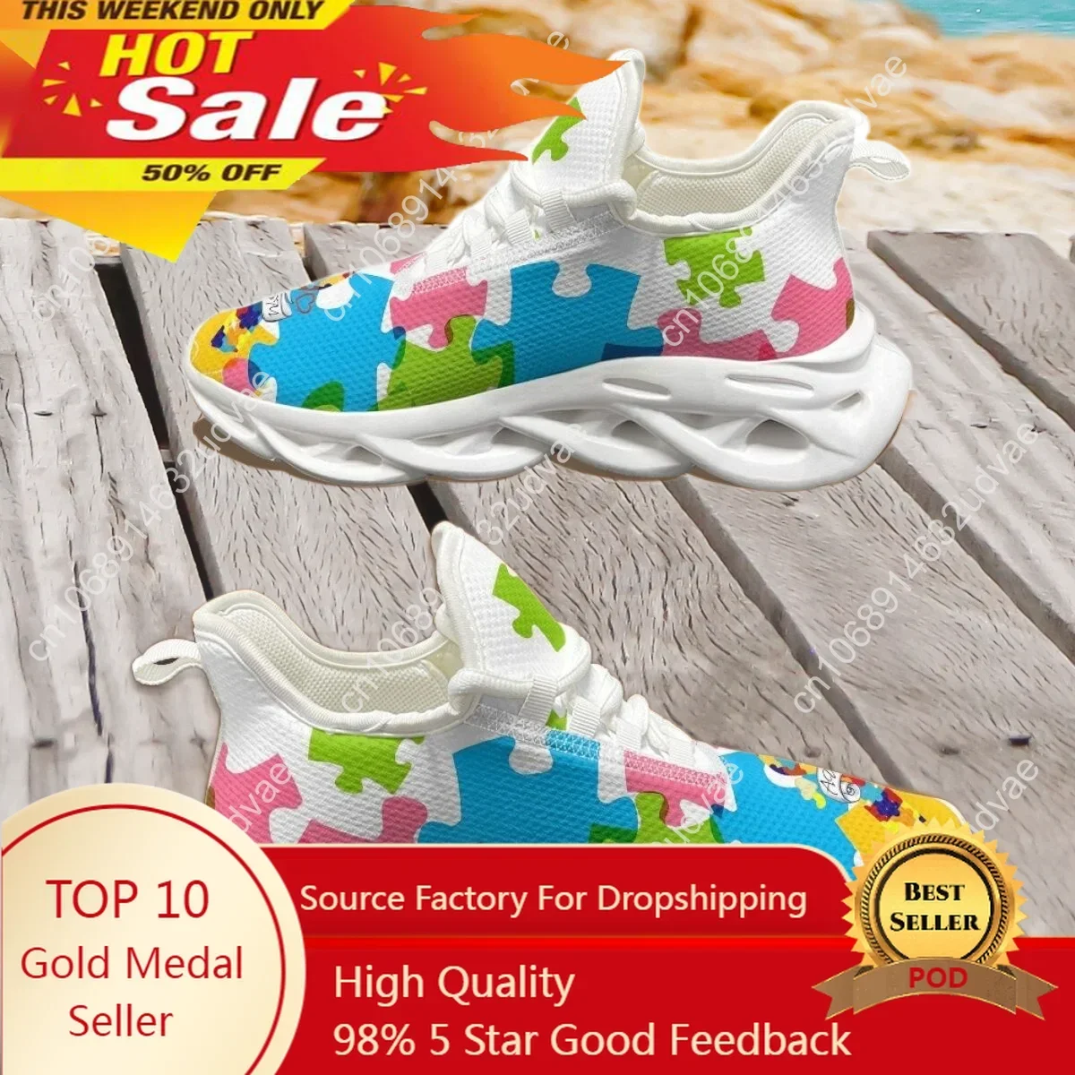 Autism Awareness Sports Runnin - огляд і ціна Running Shoes Men