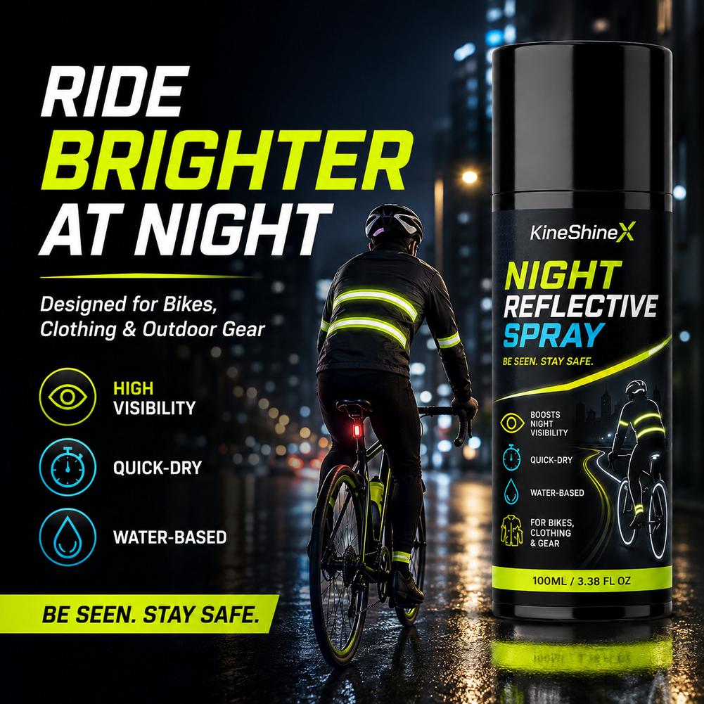 100ml Night Reflective Spray H - огляд і ціна Running Visibility Gear