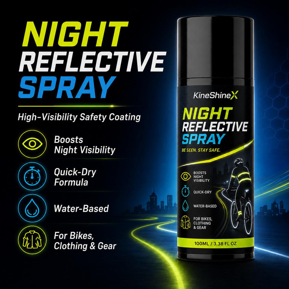 100ml Night Reflective Spray H - огляд і ціна Running Visibility Gear