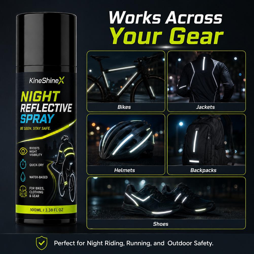 100ml Night Reflective Spray H - огляд і ціна Running Visibility Gear