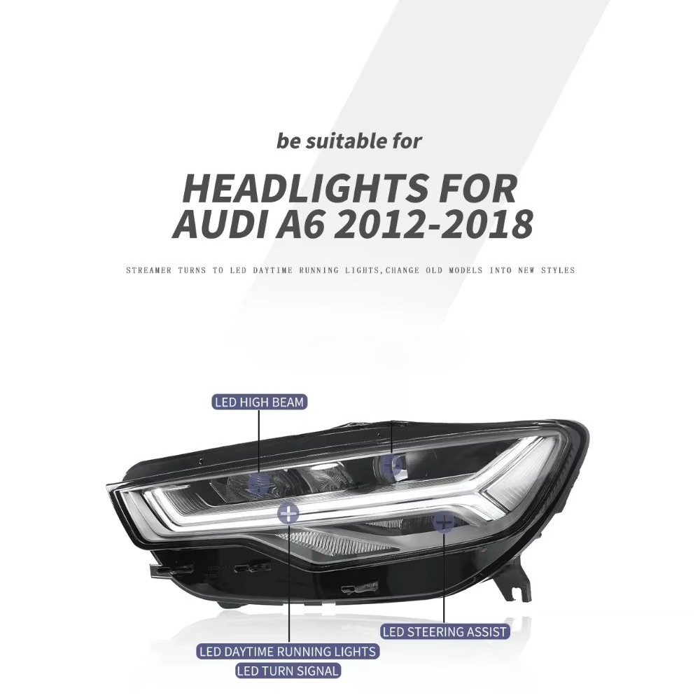 A6 C7 A6L 2012-2018 Upgrade He - огляд і ціна Running Headlamp